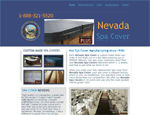 Tablet Screenshot of nevadaspacover.com